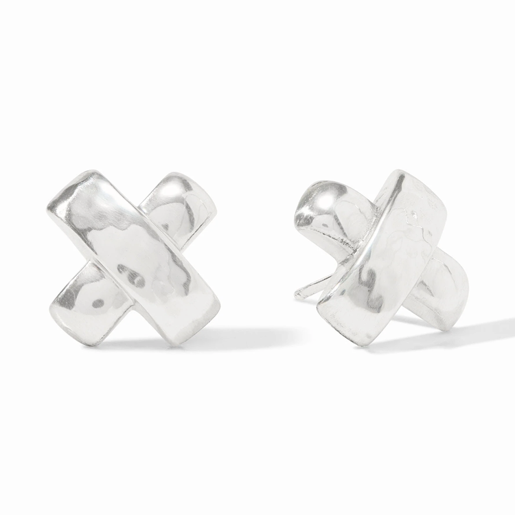 Julie Vos Julie Vos Silver Catalina X Stud