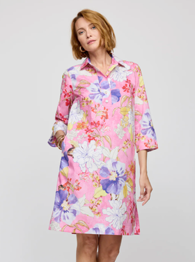 Hinson Wu Hinso Wu 3/4 Sleeve Charlotte Dress