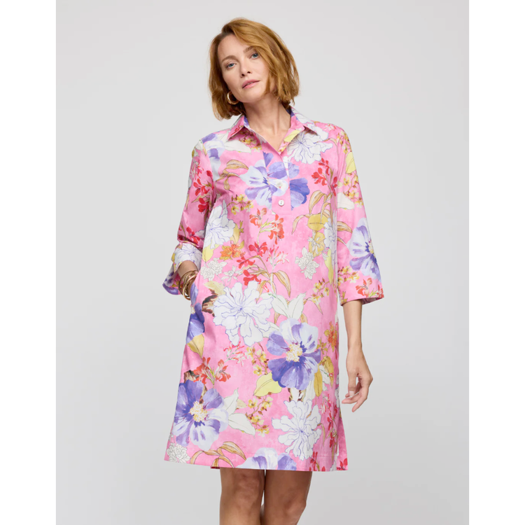 Hinson Wu Hinso Wu 3/4 Sleeve Charlotte Dress