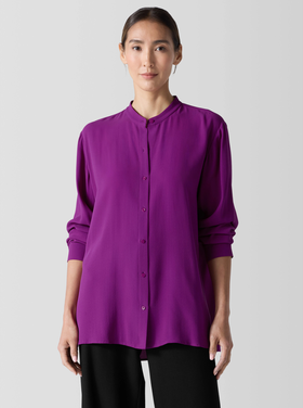 Eileen Fisher Eileen Fisher Mandarin Collar Shirt