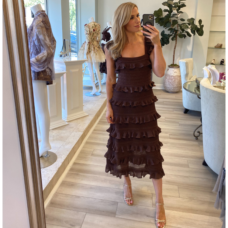 Zimmermann Zimmermann Hypnotic Lace Frill Midi