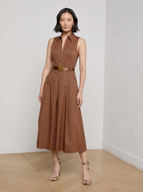 L'AGENCE L'agence Kolton Midi Dress