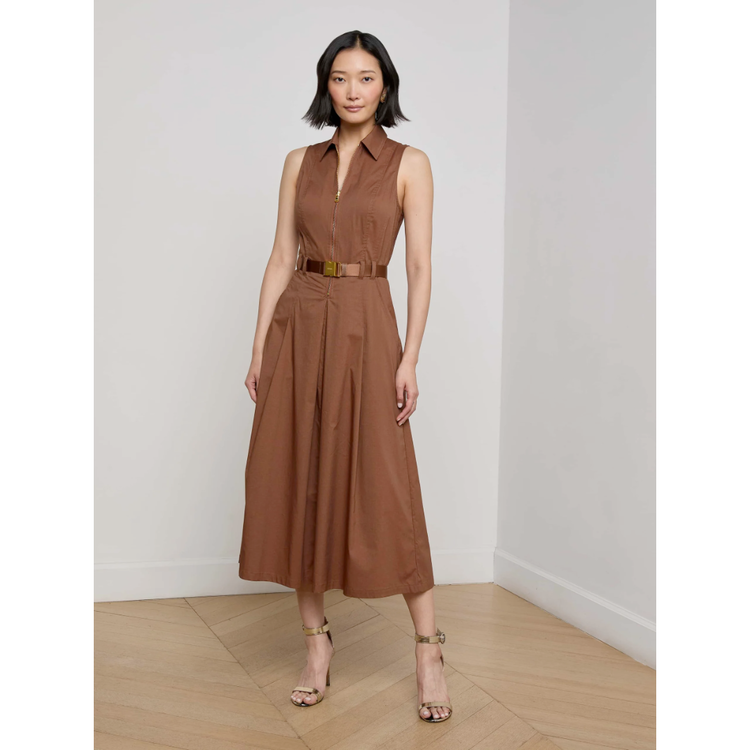 L'AGENCE L'agence Kolton Midi Dress