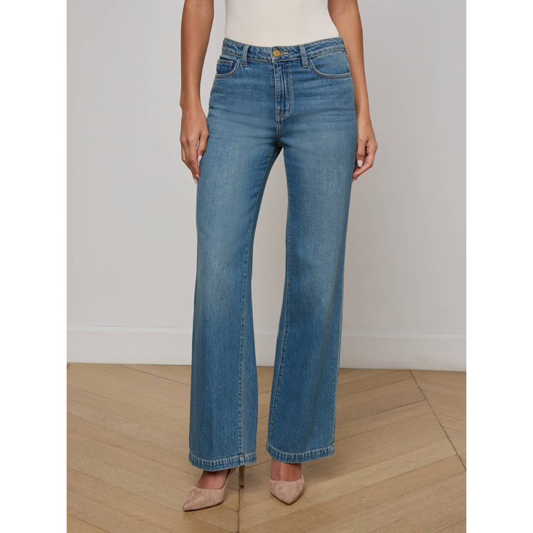 L'AGENCE L'agence Scottie HR Wide Leg