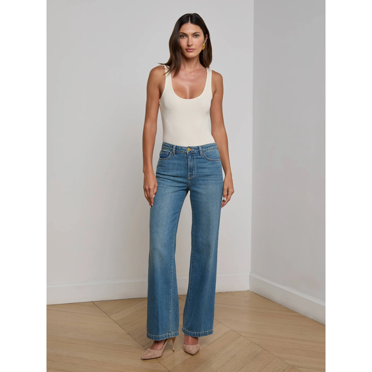 L'AGENCE L'agence Scottie HR Wide Leg