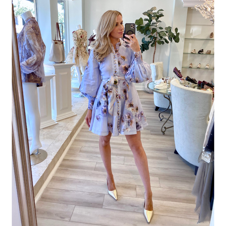 Zimmermann Zimmermann Hypnotic Buttoned Mini Dress