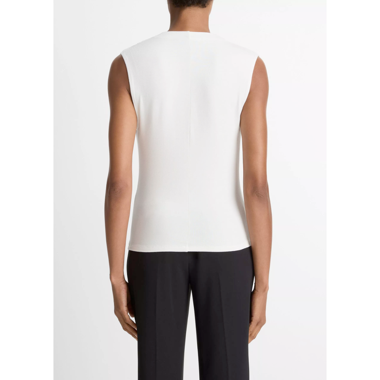 Vince Vince Slvless Draped Cowl Nk