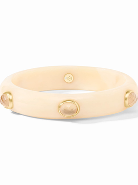Julie Vos Julie Vos Carnaby Stone Bangle Ivory