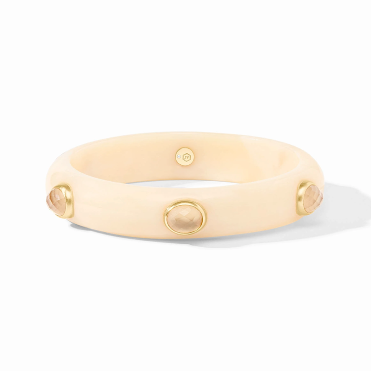 Julie Vos Julie Vos Carnaby Stone Bangle Ivory