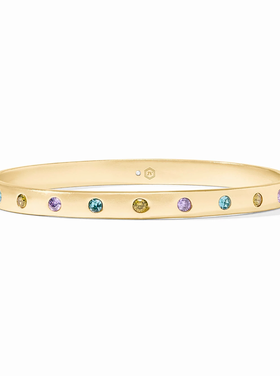 Julie Vos Julie Vos Rainbow Bangle Blue Twilight