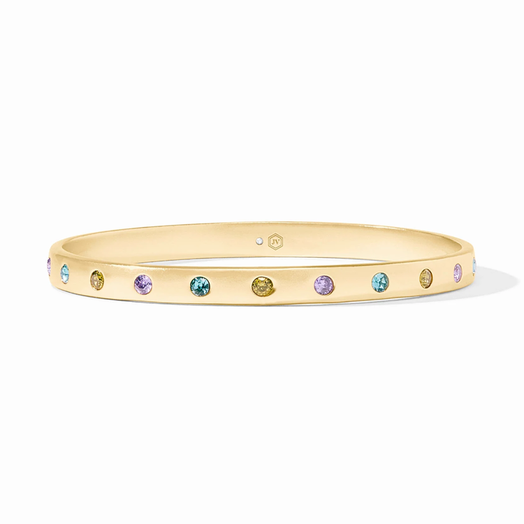 Julie Vos Julie Vos Rainbow Bangle Blue Twilight