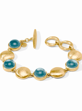 Julie Vos Julie Vos Solara Stone Bracelet Montana Blue