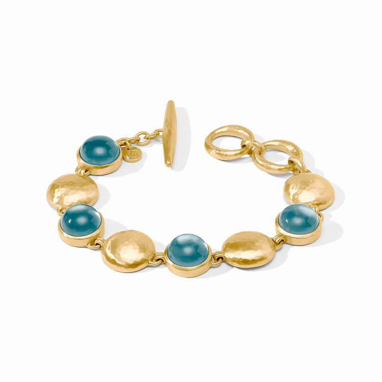 Julie Vos Julie Vos Solara Stone Bracelet Montana Blue