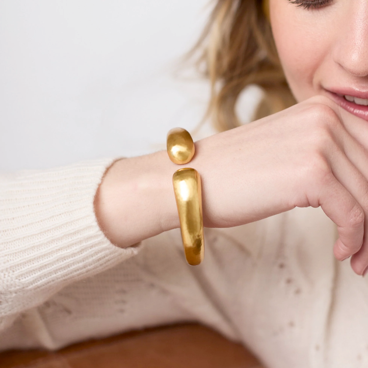 Julie Vos Julie Vos Gold Solara Demi Cuff