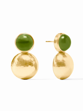 Julie Vos Julie Vos Solara Midi Earring Palmetto Green