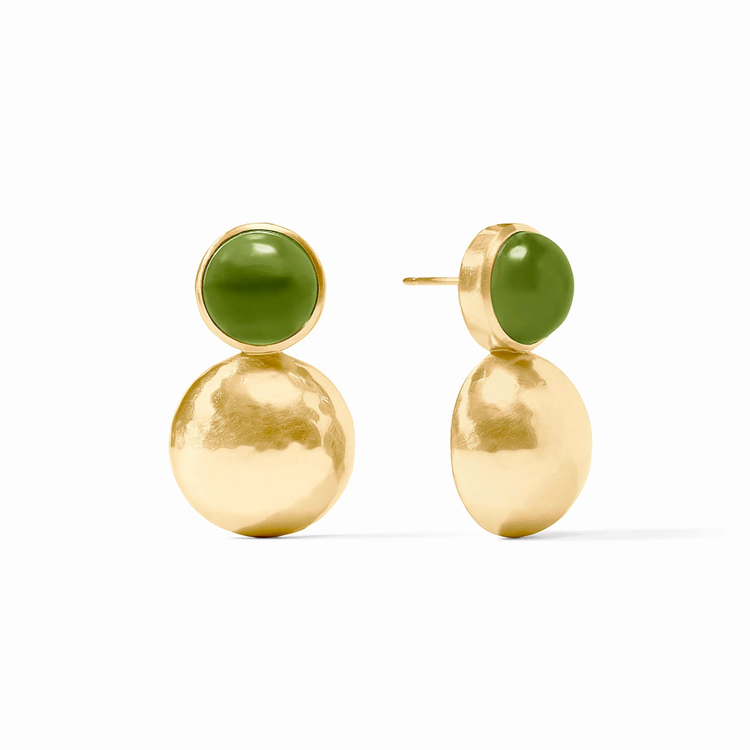 Julie Vos Julie Vos Solara Midi Earring Palmetto Green
