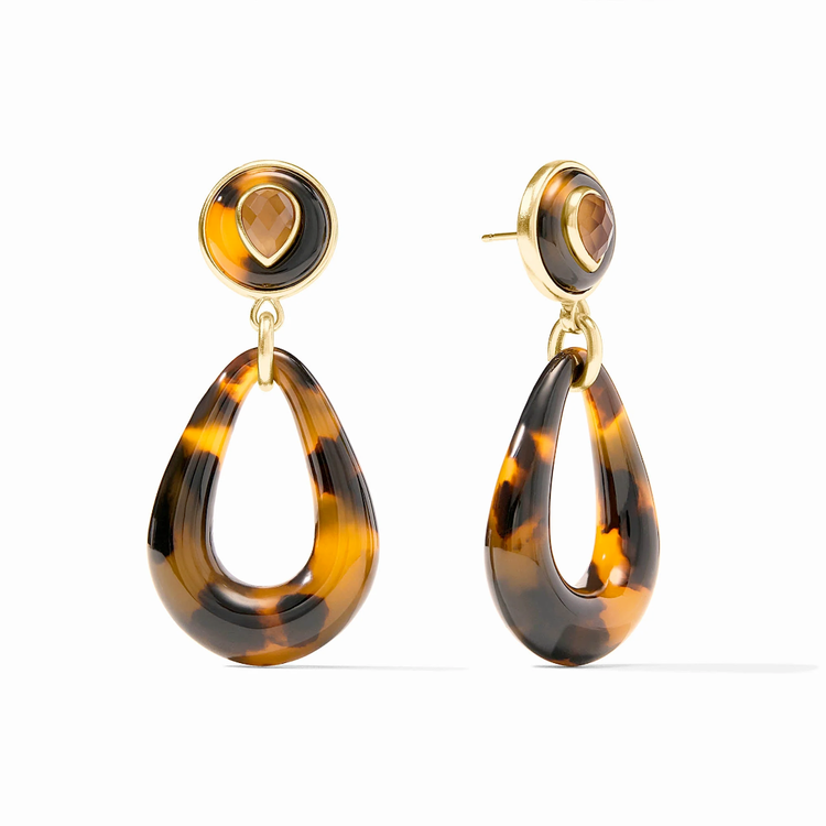 Julie Vos Julie Vos Carnaby Statement Earring Tortise