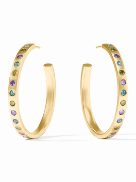 Julie Vos Julie Vos Rainbow Hoop Blue Twilight L