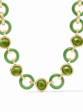 Julie Vos Julie Vos Carnaby Stone Necklace Palmetto Green