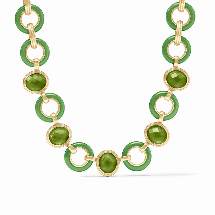 Julie Vos Julie Vos Carnaby Stone Necklace Palmetto Green