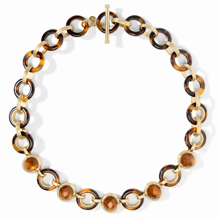 Julie Vos Julie Vos Carnaby Stone Necklace Tortise