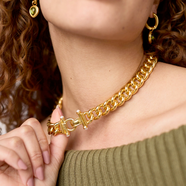 Julie Vos Julie Vos Dolce Link Necklace Pearl