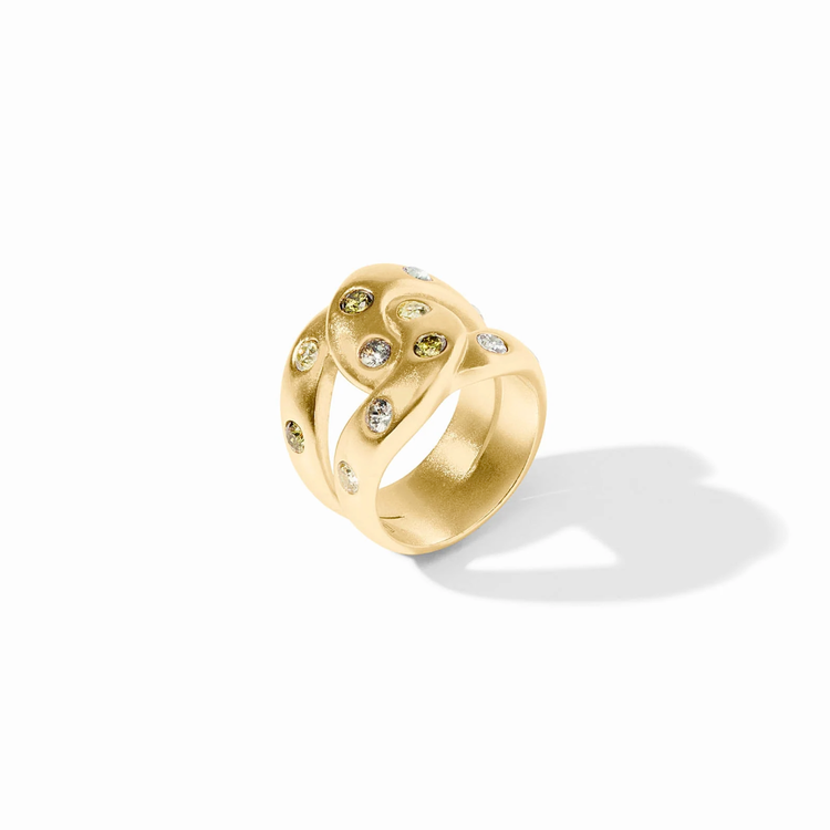 Julie Vos Julie Vos Rainbow Infinity Ring Jade 7