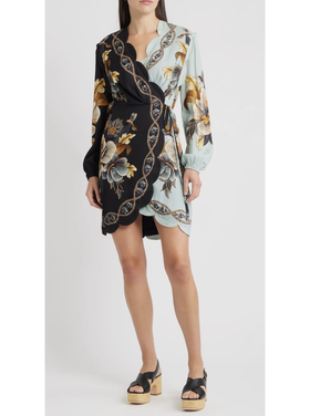 Farm Rio Farm Rio Wrap Mini Dress