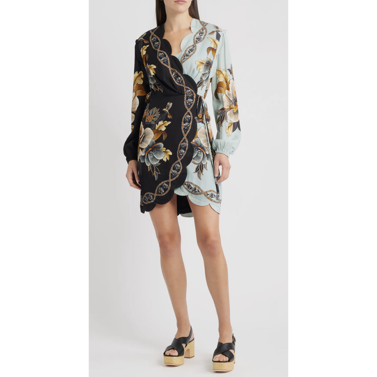 Farm Rio Farm Rio Wrap Mini Dress