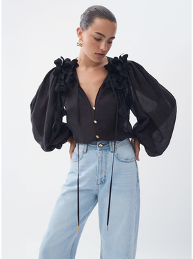 Aje. Aje. Camille Flower Blouse