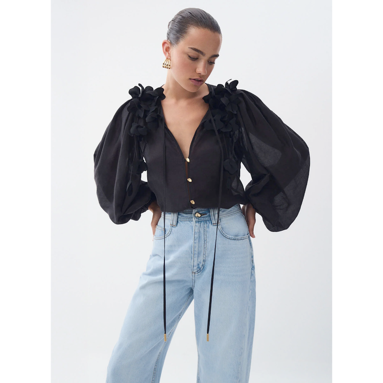 Aje. Aje. Camille Flower Blouse