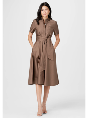 TOCCIN Toccin Megan Midi Shirt Dress