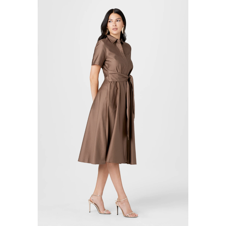 TOCCIN Toccin Megan Midi Shirt Dress