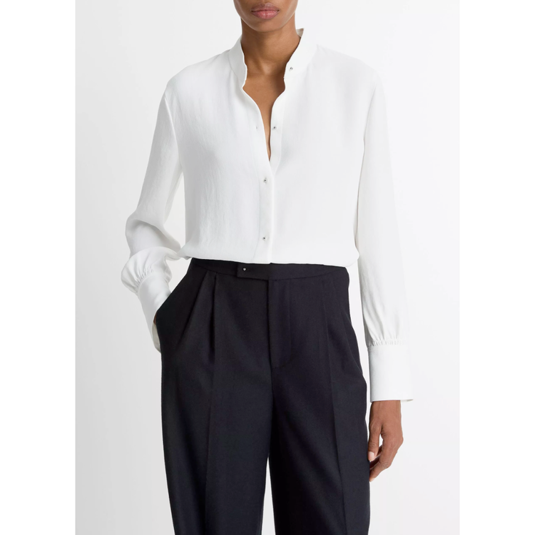 Vince Vince Metal Ball Button Shirt