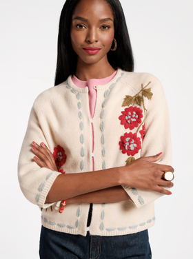 Frances Valentine Frances Valentine Blanket Stitch Cardi