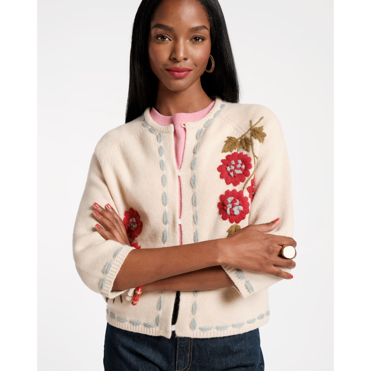 Frances Valentine Frances Valentine Blanket Stitch Cardi