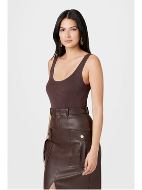 TOCCIN Toccin Cali Scoop Neck Thong Bodysuit