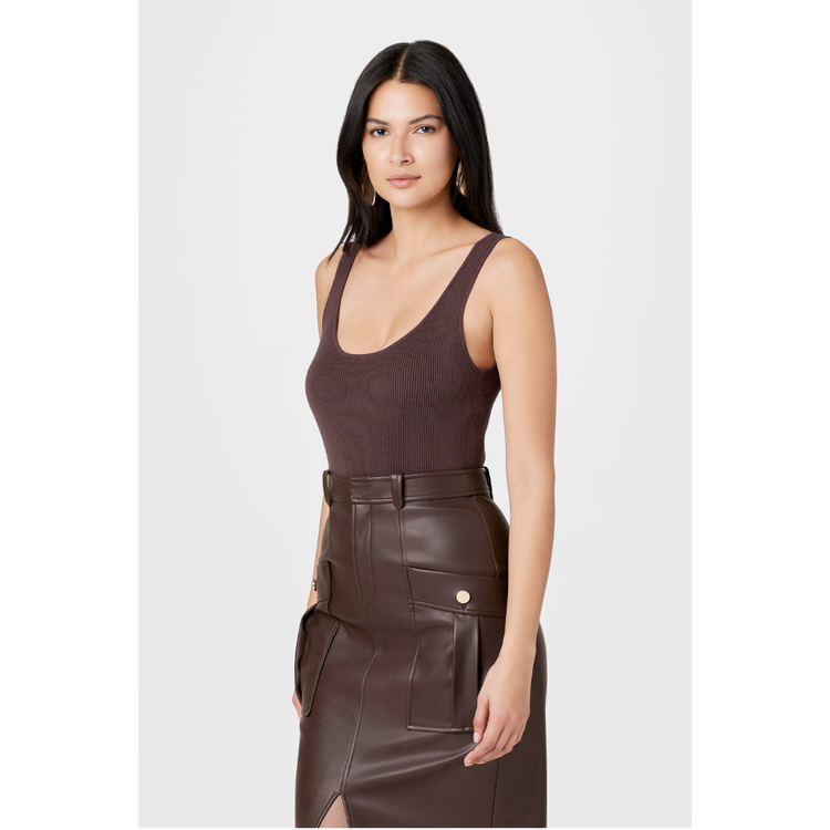 TOCCIN Toccin Cali Scoop Neck Thong Bodysuit