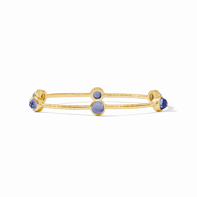 Julie Vos Julie Vos Milano Luxe Bangle Tanzanite Blue