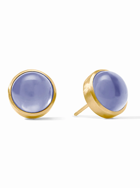 Julie Vos Julie Vos Solara Stone Stud Tanzanite Blue