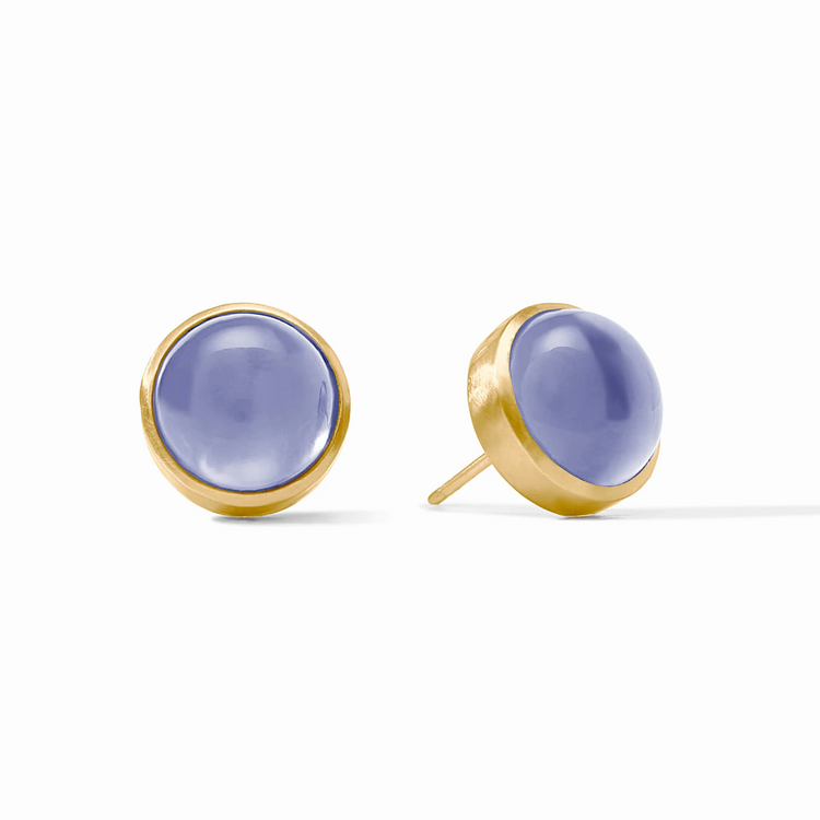 Julie Vos Julie Vos Solara Stone Stud Tanzanite Blue