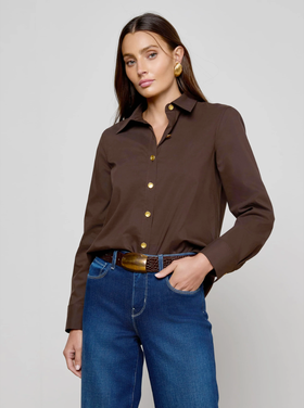 L'AGENCE L'agence Ellery LS Blouse