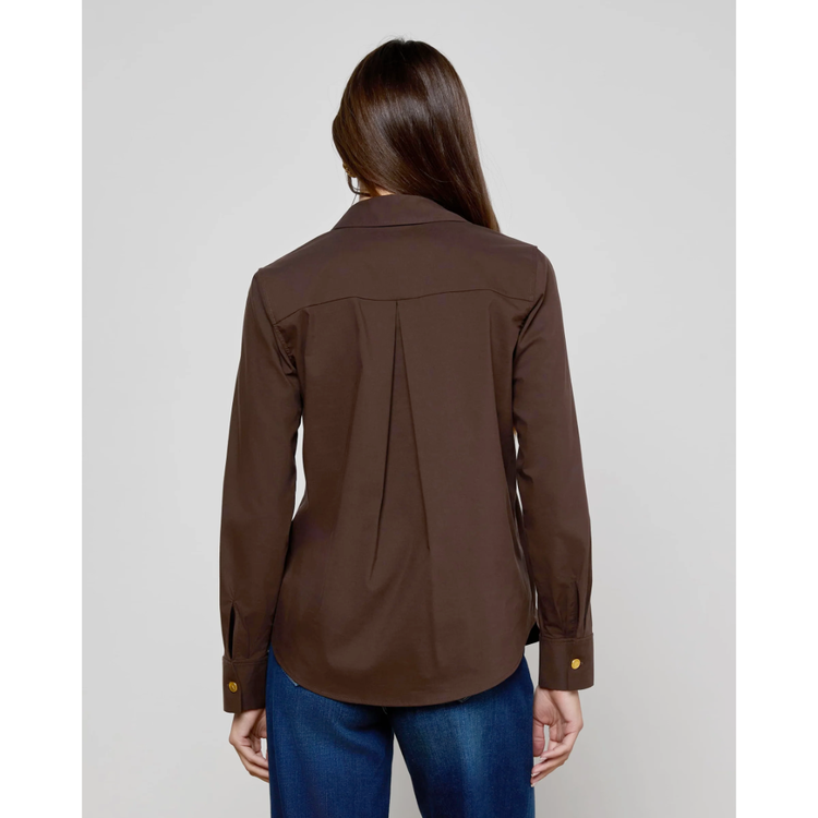 L'AGENCE L'agence Ellery LS Blouse