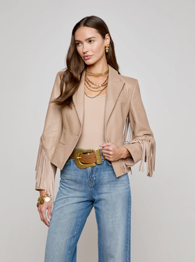 L'AGENCE L'agence Vashti Fringe Blazer