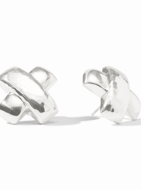Julie Vos Julie Vos Silver Catalina X Earring