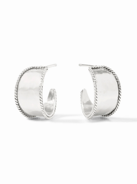 Julie Vos Julie Vos Silver Savoy Hoop XS