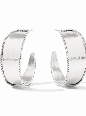 Julie Vos Julie Vos Silver Savop Hoop M