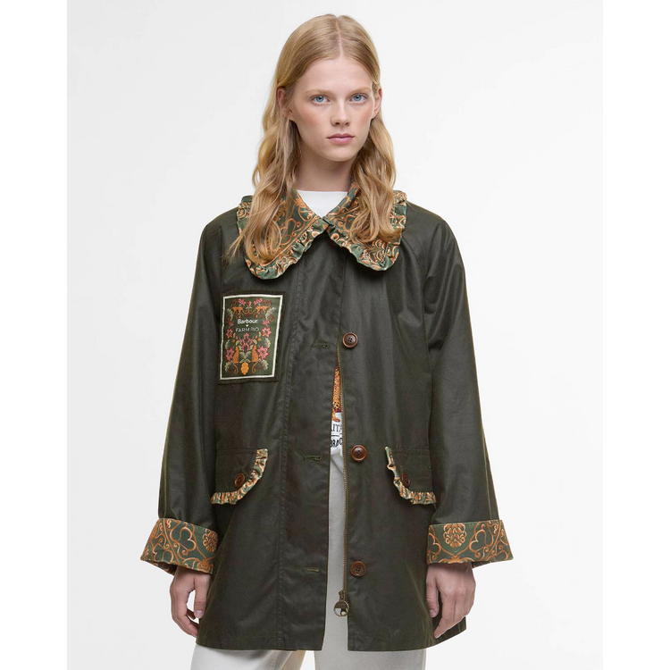 Barbour Barbour x Farm Rio Maria-Clara Waxed Jacket