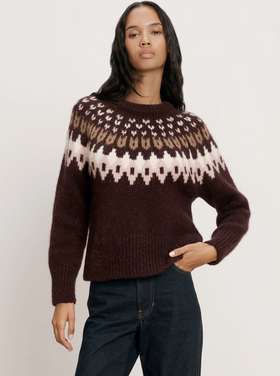 Veronica Beard Veronica Beard Anne Fairisle Pullover
