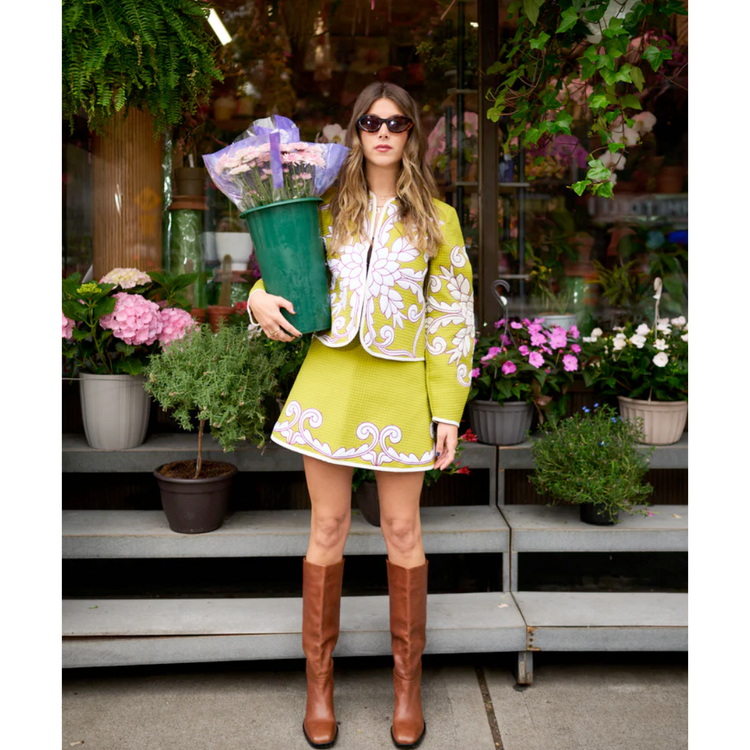 Brooks Avenue Brooks Avenue Park Quilted Mini Skirt